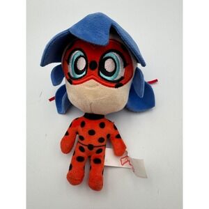 Miraculous Ladybug Plush 6 Inch Stuffed Toy Red Black Polka Dot MLB7004 2021